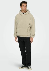 Only & Sons ONSLES CLASSIQUES HOODIE - Felpa in pile - silver lining