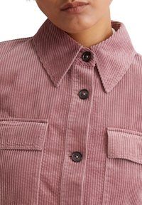 Marc O'Polo JACKET SHIRT DETAILS SLIGHTLY CROPPED - Giacca leggera - dark mauve