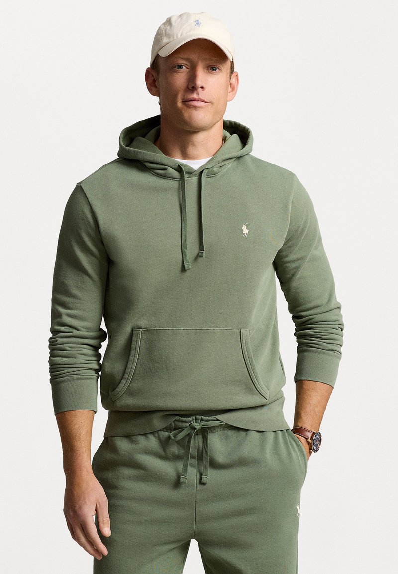 Polo Ralph Lauren LOOPBACK FLEECE HOODIE - Hanorac - cargo green