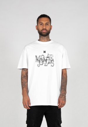CLASSIC HEAVY OVERSIZED - T-shirt con stampa - white