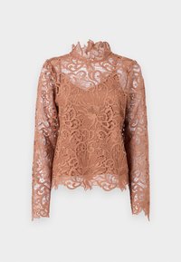 VIBOE HIGH NECK  - Bluse - mocha mousse