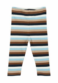 The New Siblings Leggingek - Nadrágok - powder blue striped