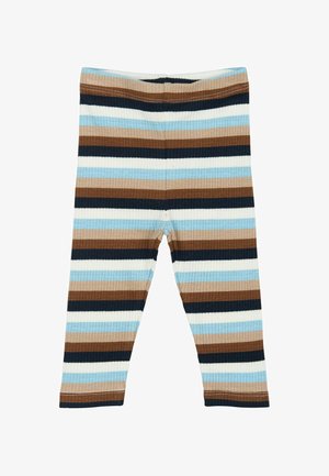 The New Siblings Leggingek - Nadrágok - powder blue striped
