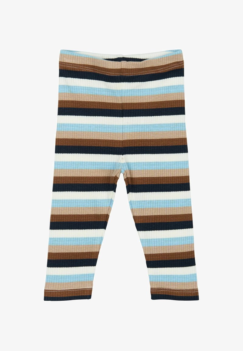 The New Siblings Legingi — bikses - powder blue striped