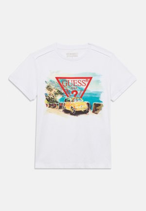 Guess, JUNIOR - Trükipildiga T-särk - pure white