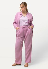 Ulla Popken PULL-ON - Kalhoty - light violet