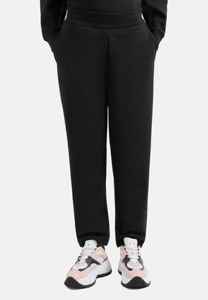 Armani Exchange CON STRASS - Pantaloni sportivi - nero