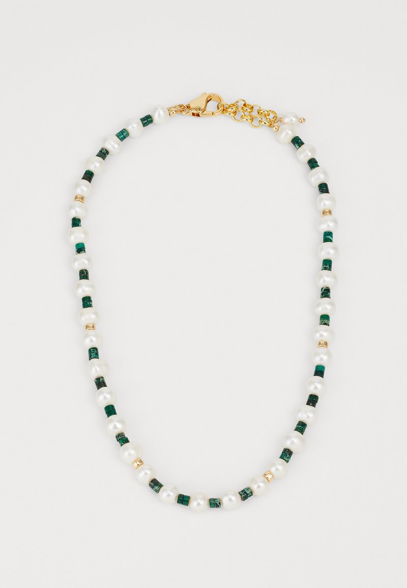 éliou FERN NECKLACE UNISEX - Kaulakoru - white/green
