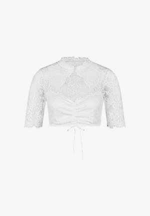 Nina von C., DIRNDLBLUSE HALBARM SOPHIE - Blouse - weiss