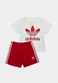 adidas Originals - TEE INFANT UNISEX SET - Šortky - red Miniatura obrázku 1