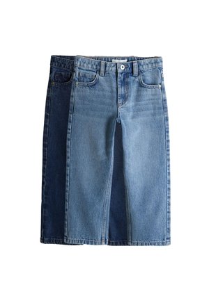 THE SET REGULAR FIT - 2 PACK STRAIGHT  - Jeans Straight Leg - dark mid blue