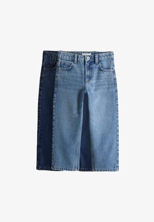 THE SET REGULAR FIT - 2 PACK STRAIGHT - Jeans Straight Leg - dark mid blue