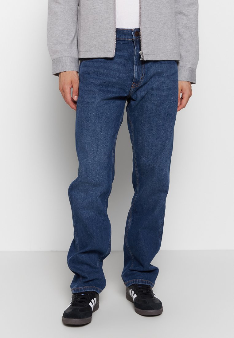 Wrangler Relaxed fit jeans donkerblauw