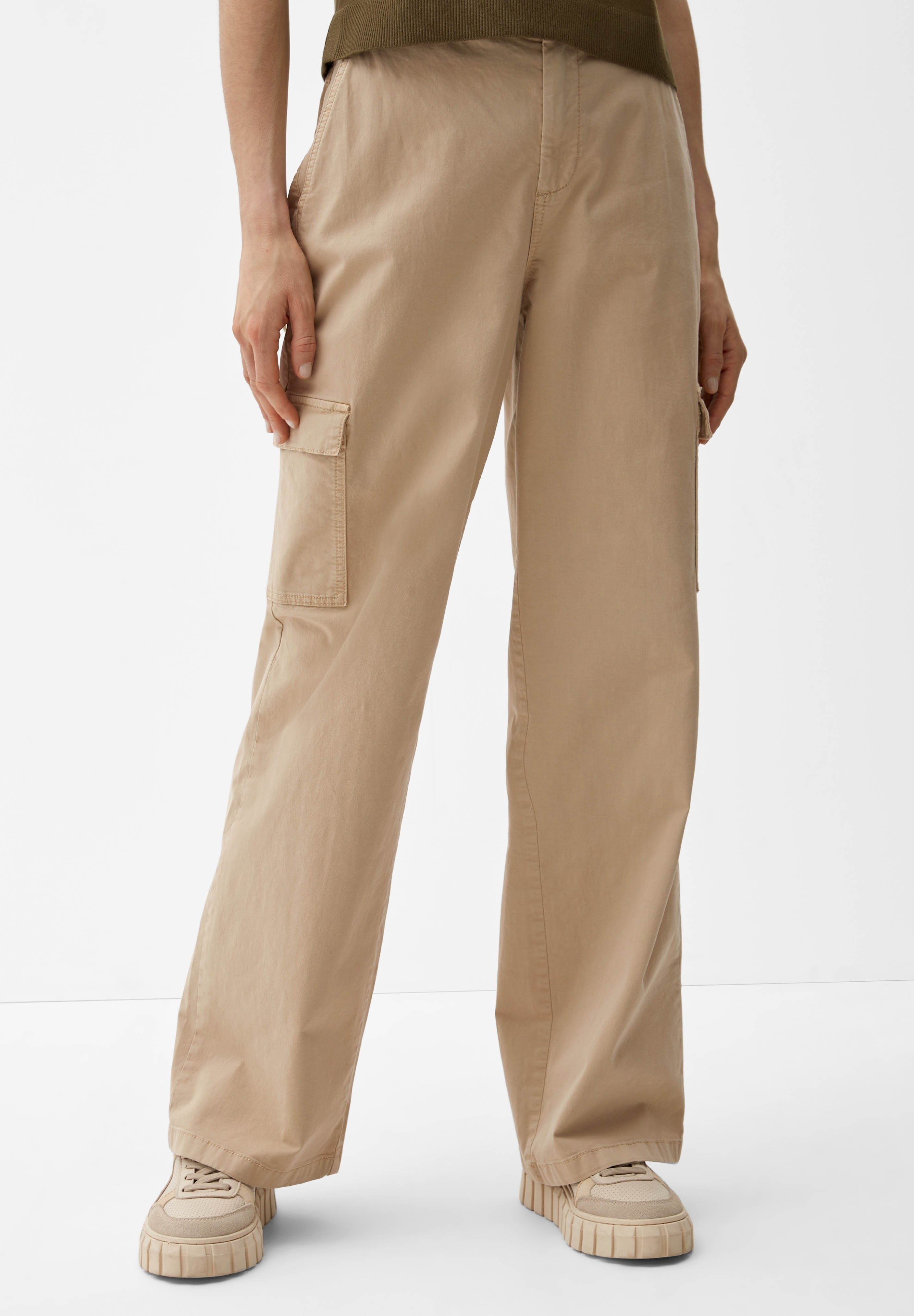 S.Oliver Cargo Hose, Regular Fit – Mit Gürtelschlaufen, Eingrifftaschen & Weitenregulierung – Lässige Freizeithose