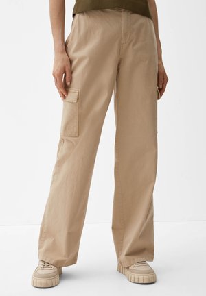 REGULAR MIT TASCHEN - Cargohose - sandfarben