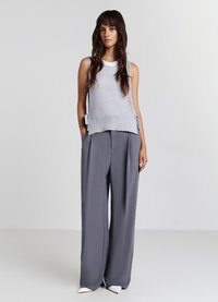 Calliope CON PINCES - Stoffhose - grigio melange