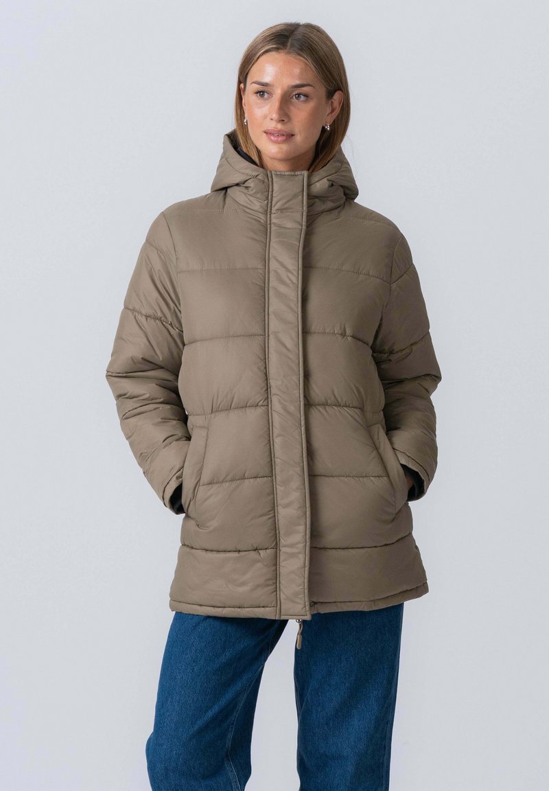 TeeShoppen Vinterfrakke - beige