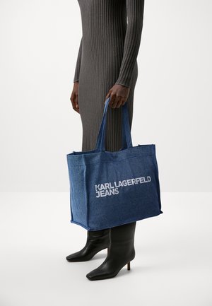 Karl Lagerfeld Jeans, Cabas - bright blue marble