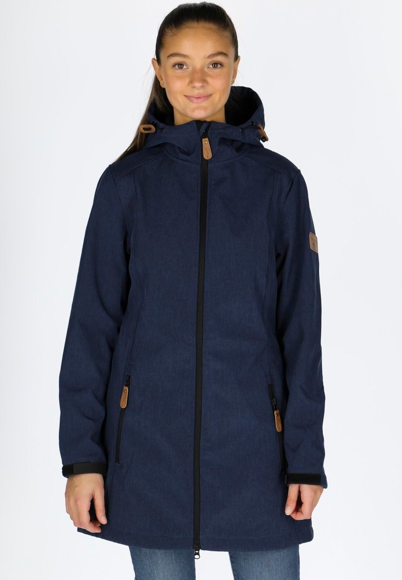 Swedemount - SOFTSHELL COAT W - Softshelljacke - navy melange, Vergrößern