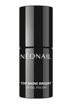 NÉONAIL Vernis Semi Permanent Top Coat 7,2 Ml - Vernis Gel UV Semi Permanent - Transparente - Hard Top High Gloss - Top Coat Vernis à Ongles - Gel