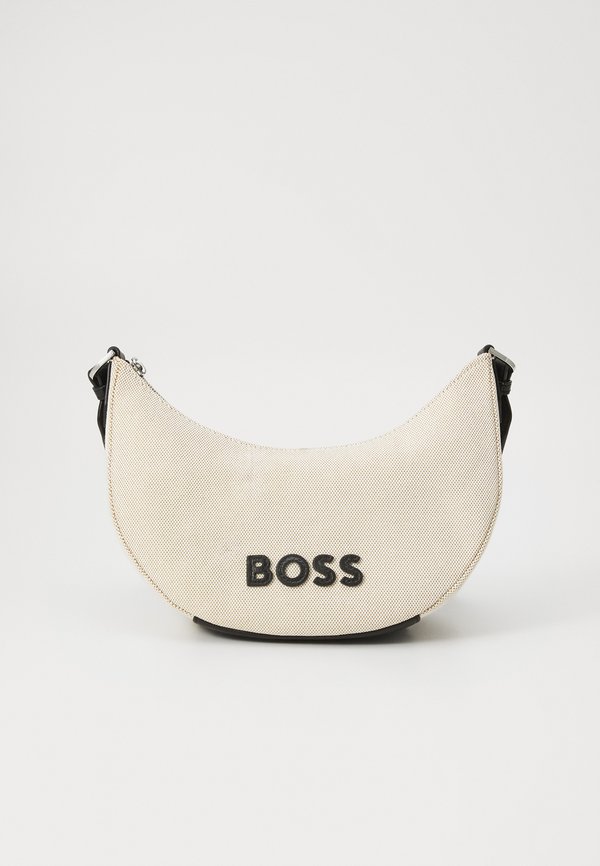 ADDISON HALFMOON - Cross body bag - natural