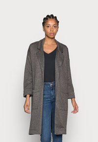 Pieces DORITA COATIGAN - Blazer - dark grey melange