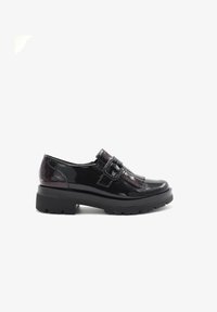 Zapatos Tipo Loafers Para Mujer PITILLOS Modelo 5341 P – Color Negro, Exterior De Piel, Suela De Goma Y Comodidad Casual