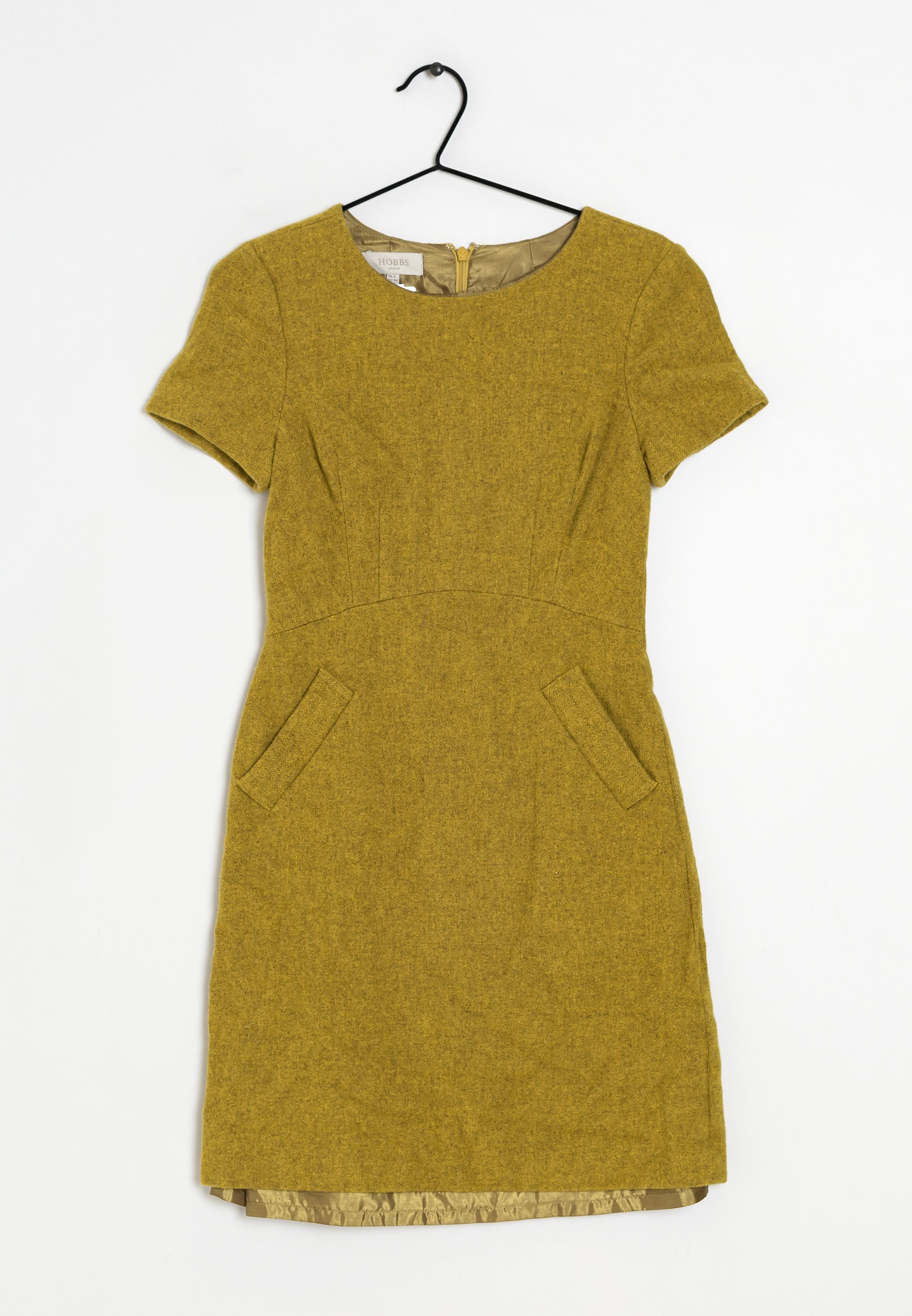 green emerald velvet dress Hobbs yellow dress 14  The Wardrobe