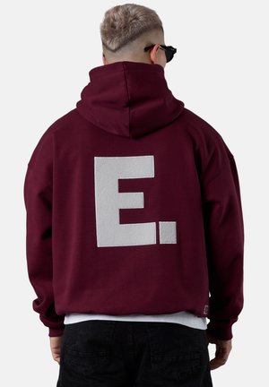 EMBROIDERED  - Sweat à capuche - cabernet