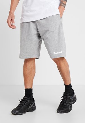 HMLGO BERMUDA - kurze Sporthose - grey melange