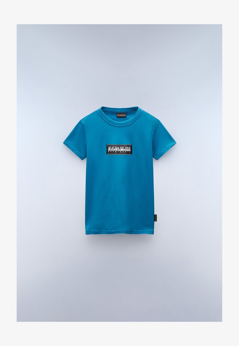 Napapijri CHAMOIS SS - T-Shirt print - blue sapphire
