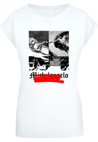 MICHELANGELO NEGATIVE - T-shirt con stampa - white