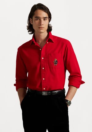 CUSTOM FIT POLO BEAR OXFORD SHIRT - Cămașă - red
