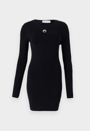 MARINE SERRE MOON MINI DRESS - Etuikleid - black