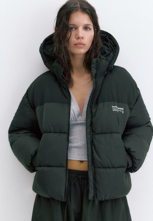 LOGO-PUFFER - Zimná bunda - black