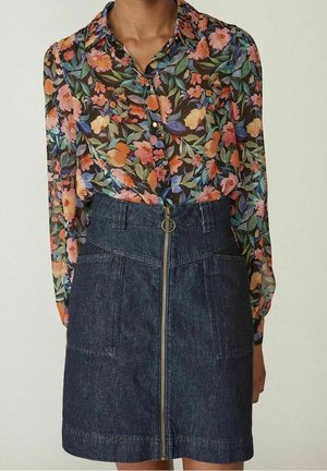 Overhemdblouse - black