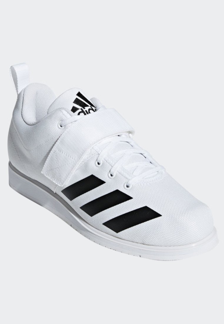 adidas Performance POWERLIFT 4 SHOES - Sports shoes - white - Zalando.co.uk