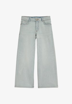 Kavbojke na trapez - light blue