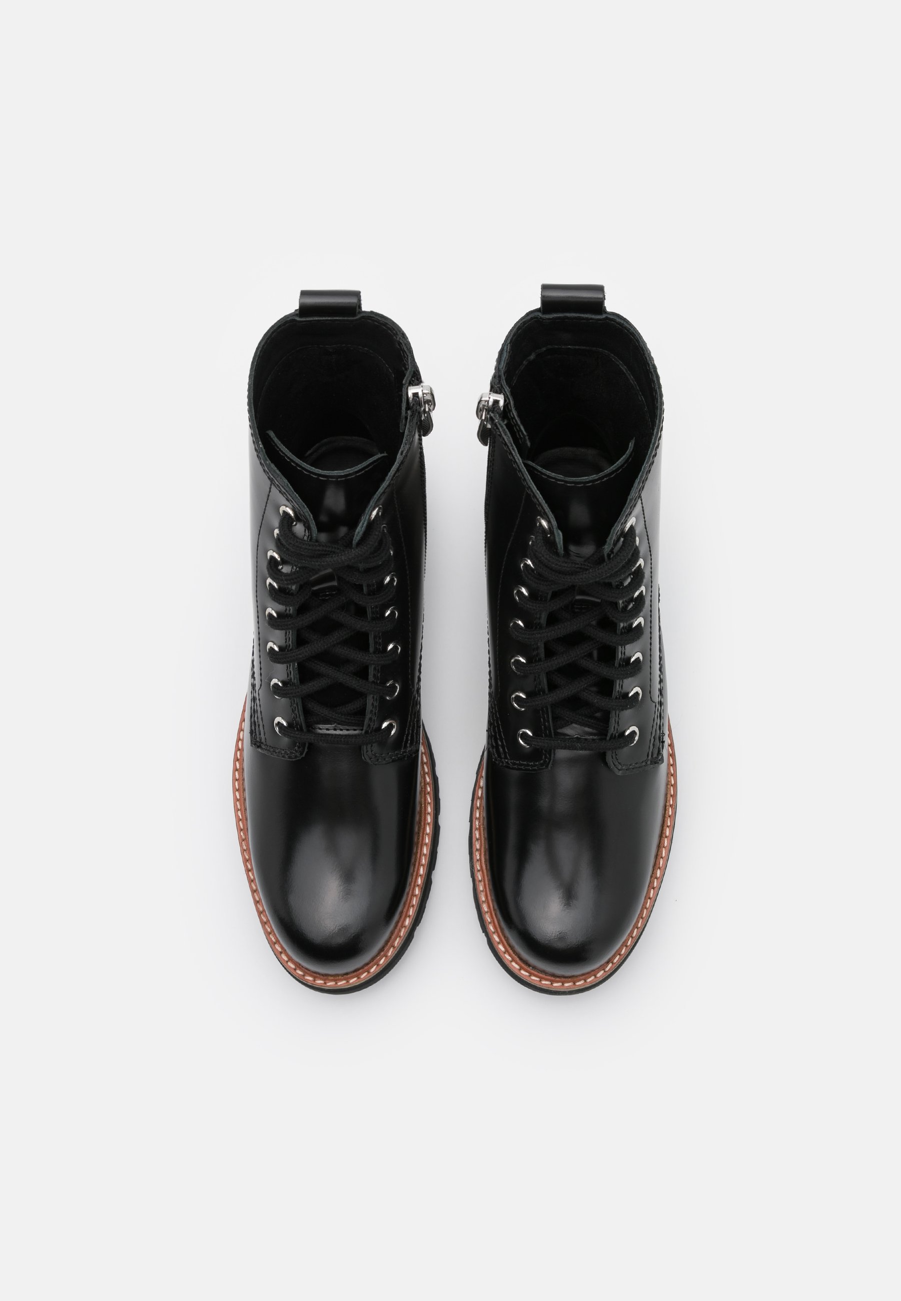 clarks black lace up ankle boots