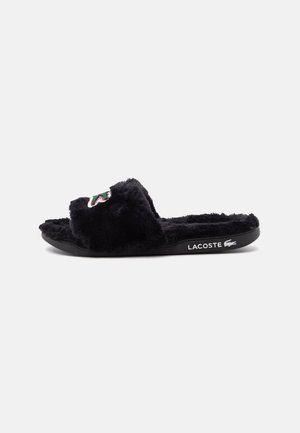 Lacoste, SERVE SLIDE DUAL 2261 - Чехли - black