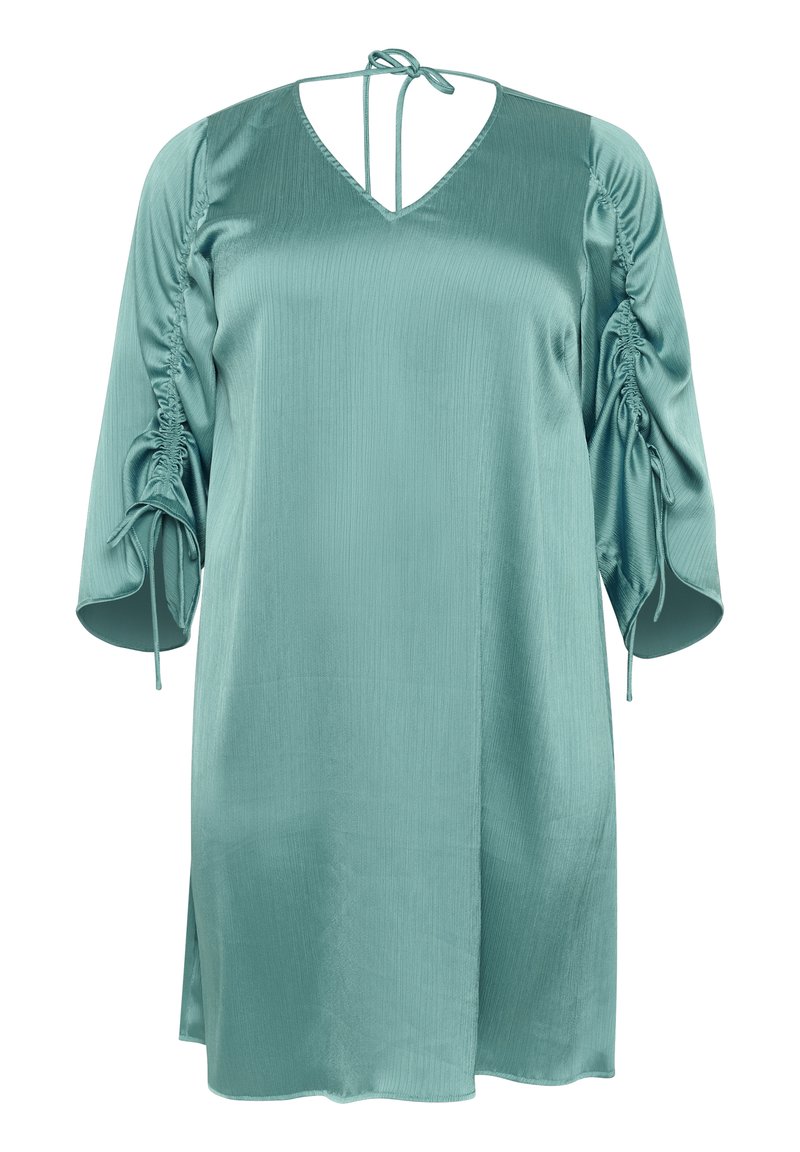 Kaffe Curve Cocktailjurk blauw