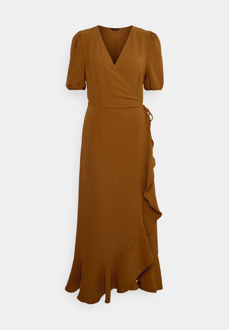 ONLY Tall ONLMETTE WRAP MIDI DRESS - Dnevna obleka - toffee