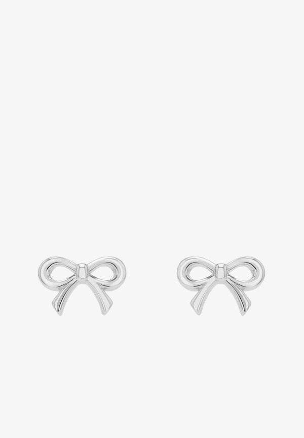 SCHLEIFE – Ohrringe – silberfarben