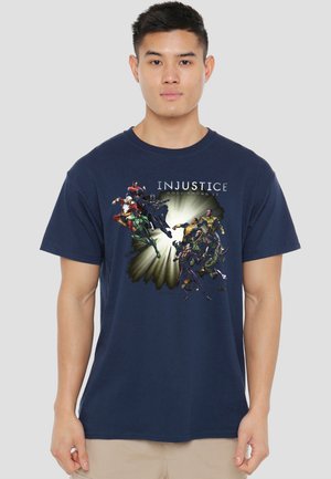 Cotton Soul, INJUSTICE GODS AMONG US GOOD VS EVILS - Print T-shirt - dark blue