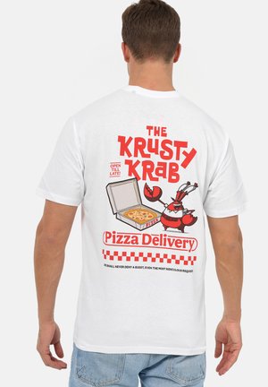 Re:Covered SPONGEBOB THE KRUSTY KRAB DELIVERY - Print T-shirt - white