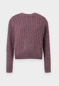 Selectat, cozy purple garment dyed