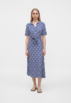 JDY, JDYSTARSEZEN LIFE MIDI DRESS - Blusenkleid - surf the web/moonbeam