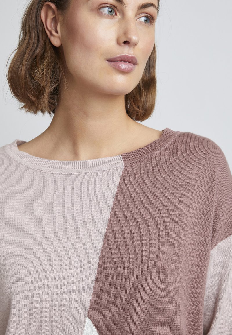 Damen Strickjacken | Fransa FREMBLOCK 1 PULLOVER Strickpullover grape shake mix/lila - IL03226 Damen Strickjacken | Fransa FREMBLOCK 1 PULLOVER Strickpullover grape shake mix/lila - IL03226
