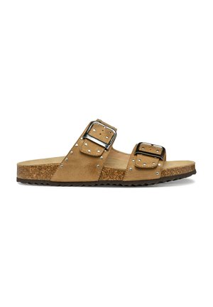 D BRIONIA R - Pantolette flach - beige