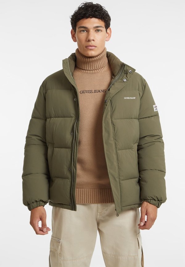 LENGHT PUFFER JACKET - Winter jacket - vert olive4